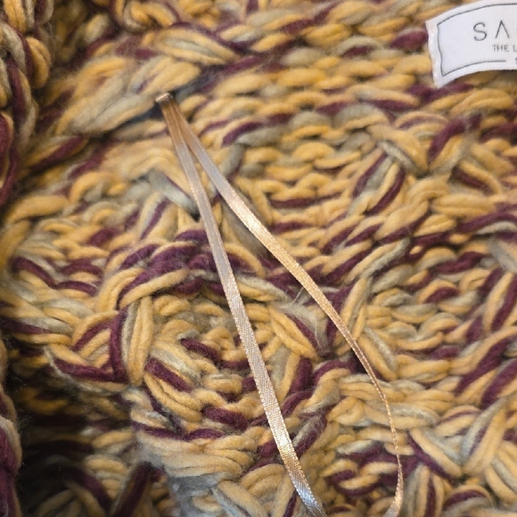 Sage The Label Sweater Chunky Knit Open Cardigan This and That Cardi Size Small - Picture 7 of 11